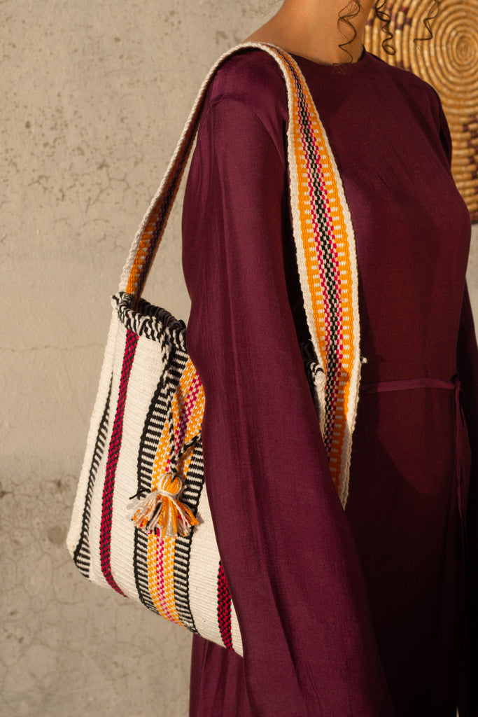 traditional Palestinian handweaving bag , Women's handmade fashion