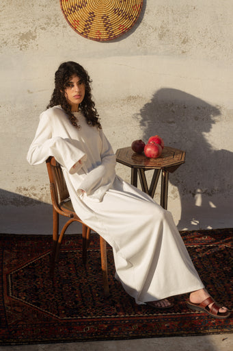 silk dress, Sustainable fashion, Hand embroidery, Palestinian craftsmanship, Ethically sourced clothing